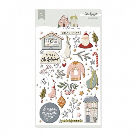 Puffy Stickers Ilustraciones VOLVER