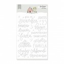 Puffy Stickers palabras Volver de Lora Bailora
