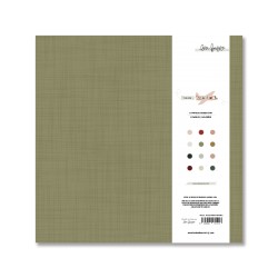 12 papeles básicos a doble cara 30x30 Postcards