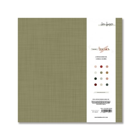 12 papeles básicos a doble cara 30x30 Postcards