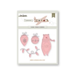 troquel elementos Postcards