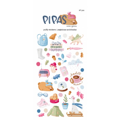 pegatina puffy de la Coleccion Pipas de Sami Garra