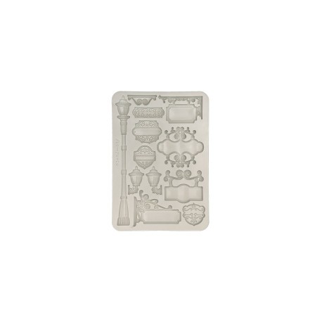 Molde Silicona A5 etiquetas