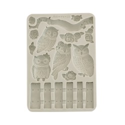Molde silicona A5  the owls house stamperia