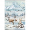 Papel Arroz A4 Wildlife,The owls house de Stamperia