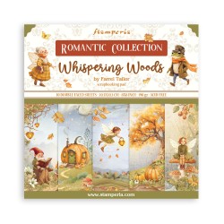 Whispering woods bloc 10 hj 20x20  doble cara stamperia 
