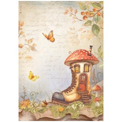 Papel Arroz A4 Whispering woods Stamperia