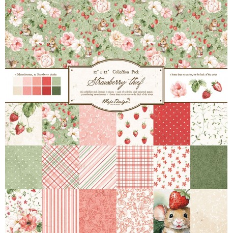 Strawberry Thief pack 12x12 Maja Design 