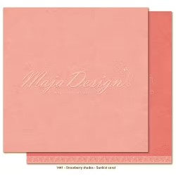 mono strawberry sunkist coral Maja Design 