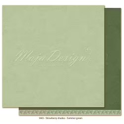 mono strawberry Summer Green Maja Design 