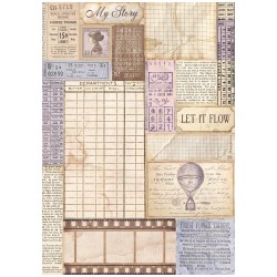 Papel Arroz A4 Whispering woods Stamperia