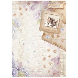 Papel Arroz A4 Quiet Days Stamperia