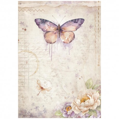 Papel Arroz A4 Quiet Days Stamperia