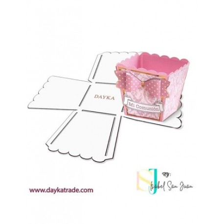 plantilla caja palominas o gominolas Dayka