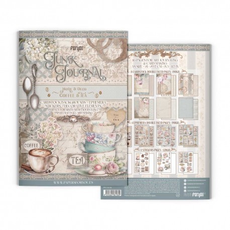 Junk Journal Coffee and Tea de Papers for you